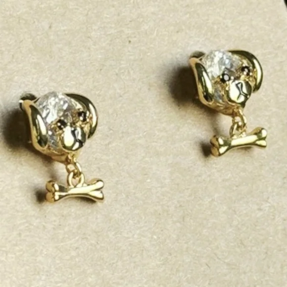 Amanda Blu Dog & Bone Earrings - Picture 3 of 5